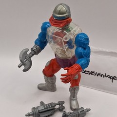 Vtg ROBOTO Motu Masters Of The Universe He-Man Action Figure Wave 4 100% L-14