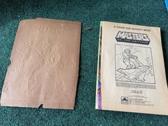 1986 Vintage Masters Of The Universe MOTU Coloring Book Golden *Read*