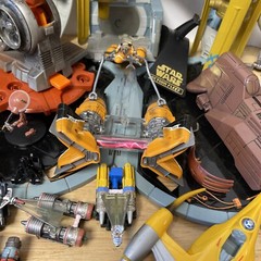 Star Wars Micro Machines 1998 Action Fleet VTG Figures PLUS Lot of 30+ Pieces