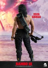 1/6 Scale Action Figure Display Stand Rambo III First Blood Customize
