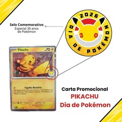 Pokemon Pikachu 30 Years Box Set Pokemon Day 2026 Brazilian Game 49 Cards