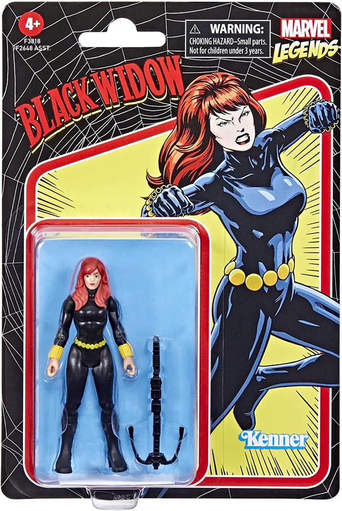 Hasbro Marvel Legends Retro 3.75″ BLACK WIDOW Action Figure Kenner F3818