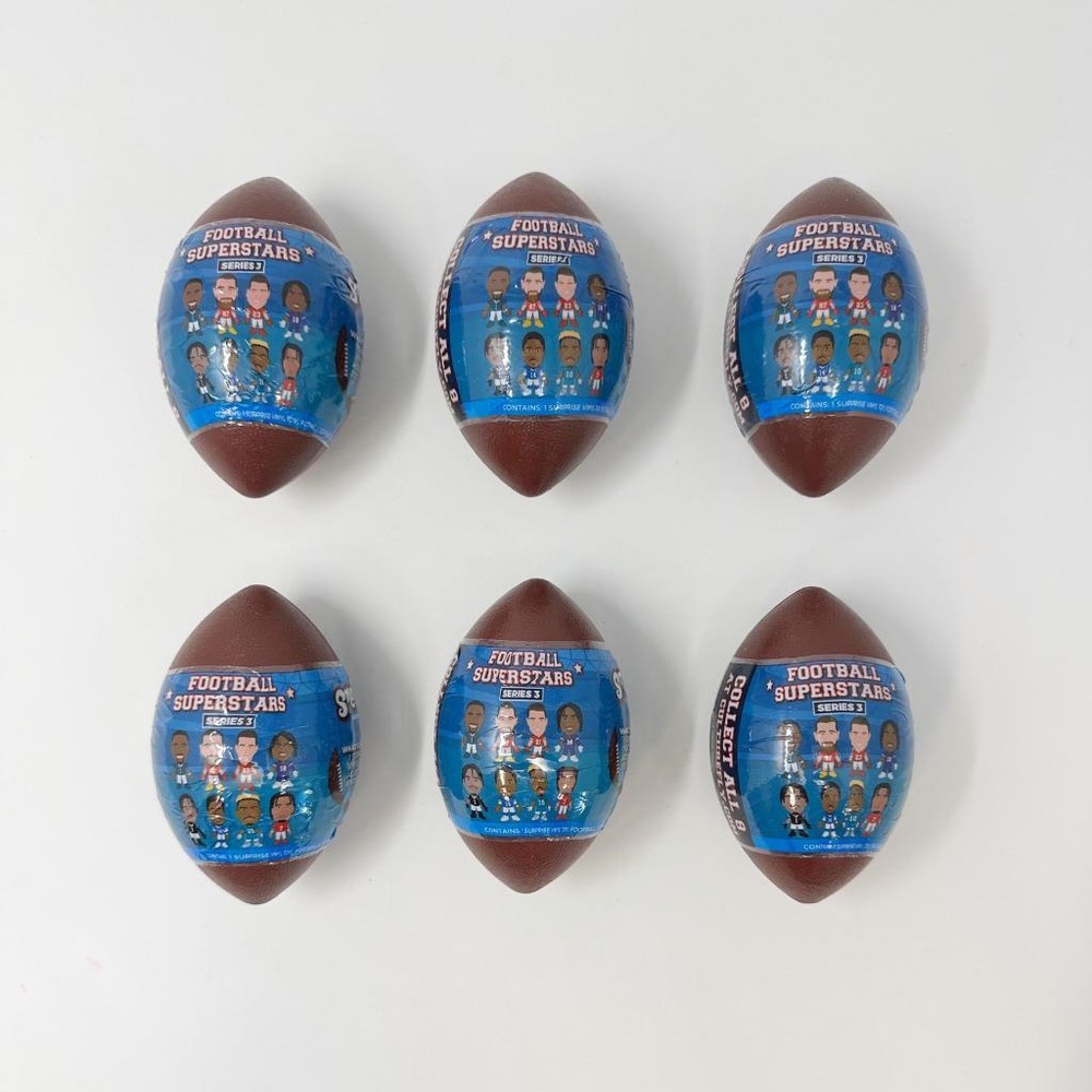Football Superstars SMOLS NFL Series 3 Figures – Lot of 6 Sealed Capsules NEW!