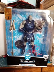 Darkseid Armored Gold Label DC Universe Figure Signed Actor Ray Porter JSA ST5