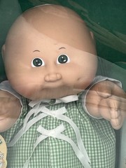 NEW Original Coleco Vintage 1983 Cabbage Patch Preemie Doll – Green Eyes