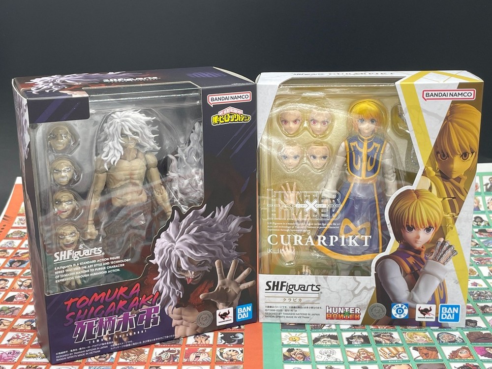 S.H.Figuarts Tomura Shigaraki & Kurapika My Hero Academia Hunter x Hunter Set