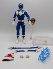MMPR Power Rangers Lightning Collection Mighty Morphin 6 Figures Set Lot Hasbro
