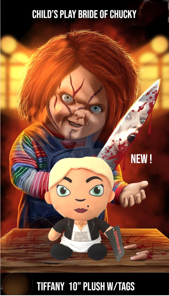 Child’s Play Bride of Chucky Tiffany 10″ Plush w/Tags – Brand New !