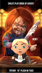 Child’s Play Bride of Chucky Tiffany 10″ Plush w/Tags – Brand New !