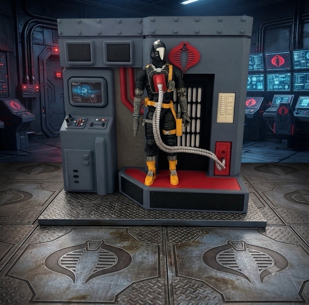1:12 Scale 6” Scale Cobra BAT Control Lab Gi Joe Classified Cobra B.A.T