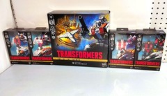Transformers Age of the Primes Aerialbots Complete Set 5 Combiner Superion NEW