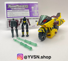 Transformers Energon Combat Class Rapid Run w Nightcruz & Nightscream – complete
