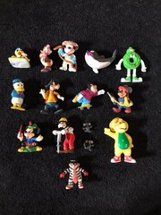 Vintage Mini Figures Assorted Characters Lot Of 14 PVC Vinyl Plastic 1980s 1990s