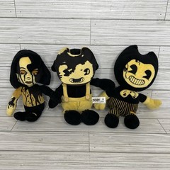 Lot Of 3 BENDY AND THE INK MACHINE Plush Bendy, Audrey, Sammie Lawrence 9-10”