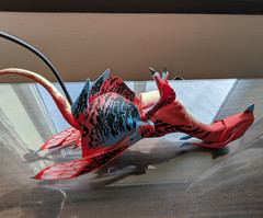 Pandora Avatar ACE Banshee Rookery RED/BLUE Interactive Puppet READ! As Is VIDEO