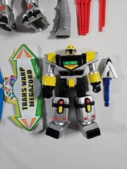 2000 TIME FORCE Power Rangers COMPLETE Megazord 5″ Figure Lot red Blue Shadow ++