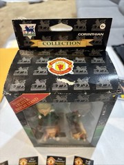 Corinthian Collection Manchester United 1995 (4) Figure Set With Cards