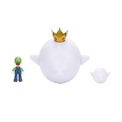 Nintendo King Boo with Luigi Action Figure Set – 3pk