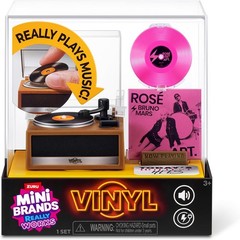 Mini Brands Really Works Vinyl Playset Series 1 Mini Vinyl Record Player New Toy