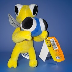 Rainbow Friends 15″ GIANT CYAN PLUSH Stuffed Toy Figure + Blue Yellow Sm 25 LOT