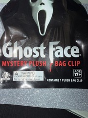 Culturefly Ghost face Mystery Plush Bag Clip – Pink Ghost Face