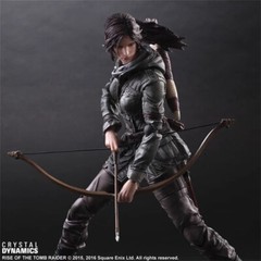 Play Arts Tomb Raider Lara Croft Action Figure Model Statue Toy Gift Collectible