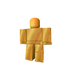 R0BL0X The Golden Robloxian GOLD Item Toy Code DELIVERED Via eBay Message