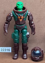 BLACK MAJOR CUSTOM STARCOM ALIEN PAYLOAD ASTRONAUT (V.2) G.I. Joe 3.75″ Figure