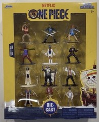One Piece Die-Cast Nano Metalfigs 12 Mini Action Figure NETFLIX JADATOYS 2026