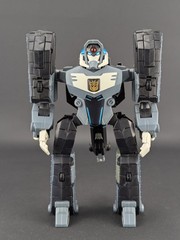 Transformers Animated Shockwave complete Hasbro 2009 Voyager Grey Longarm