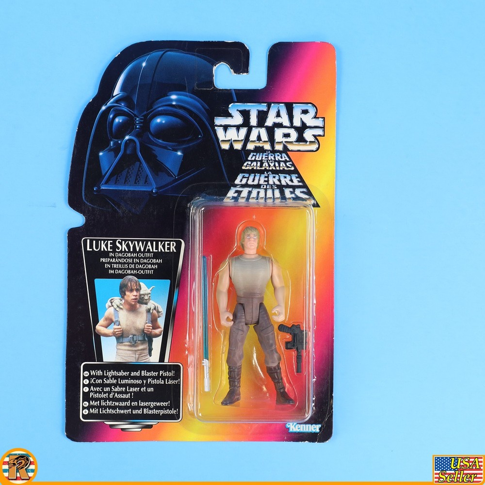 Star Wars – Luke Dagobah (Euro Tri Logo ) – POTF Orange – MOC – [POTF-FO-102]