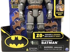 Batman Talking Action Figure Deluxe 20 Phrases DC Comics Battle Strike