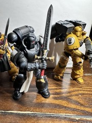 Joytoy Warhammer 40K Imperial Fists Black Templars Lot Sons Of Dorn 1/18 Figure