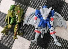 Transformers Beast Wars Optimus Primal Megatron 1996 Comic Pk. Mint