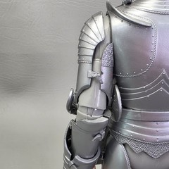 Marx Toy Co Sir Stuart Silver Noble Knight Figure & Valor Armored Horse Vintage