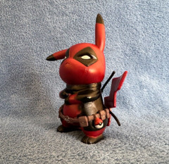 Large 5″ Pokemon Pikachu Cosplay Deadpool – Brand New