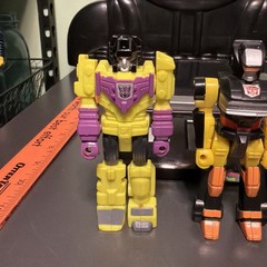 G1 Transformers Action Masters Lot Over-Run, Devastator & Jackpot Hasbro 1990