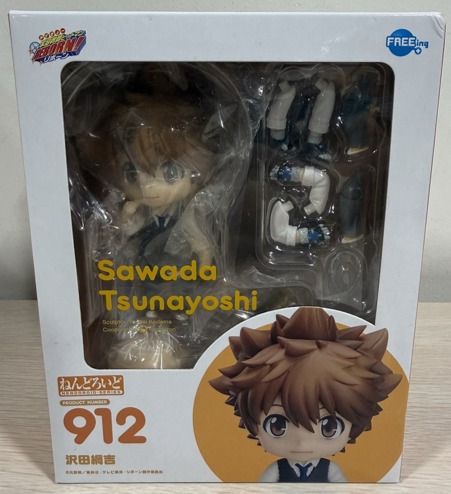 NENDOROID Hitman REBORN! #912 Tsunayoshi Sawada NEW SEALED AUTHENTIC COMPLETE