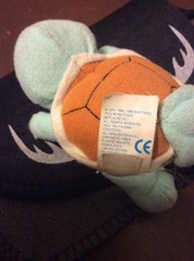 1998 Pokemon Squirtle Plush/Beanbag toy Limited Editon Applause 3+