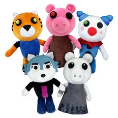 Roblox Piggy Plush Willow Memory Alfis Rash Tigry Clowny Officer Dogg
