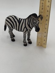 Vintage 1998 Schleich Zebra Toy Figure Play Zoo 3.25”