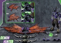 In Stock New Hero Toys World of War Craft Demon Hunter Illidan Stormrage Figure