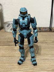 McFarlane Toys Halo 3 Series 5 SPARTAN SOLDIER SCOUT Cyan 2009