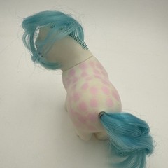 Vintage My Little Pony G1 1987 Fifi White Pink and Blue