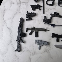 1:12 Scale Random Gun And Accessories Lot – As Shown And As Is. Some Gi Joe