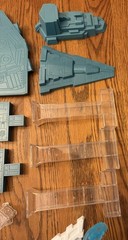 Angry Birds Star Wars Telepods Star Destroyer Set 2012 plus 8 Extra figures READ