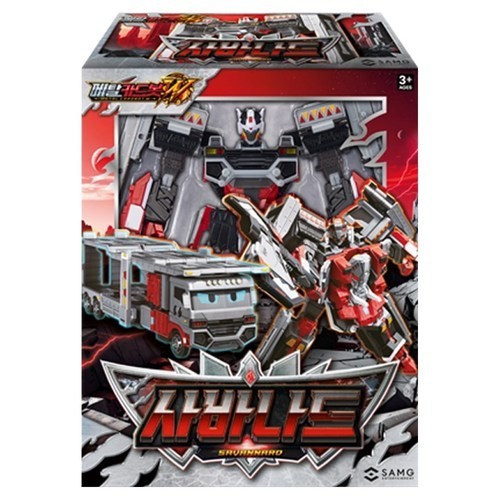 [NO BOX] Authentic Metal Cardbot W Savanard Transforming Robot Toy SAMG New