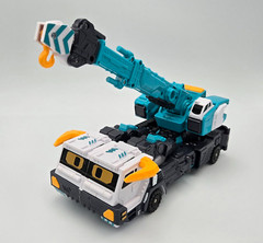 [MUSCLE HYDE] Metal Cardbot S Transformation Cargo Crane Action Figure Toy 2024