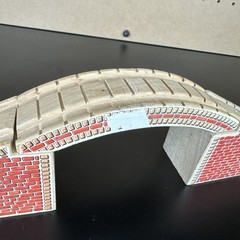 Britt Allcroft Vintage Thomas Wooden Bridge Tunnel Brick