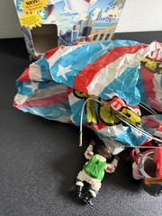 1991 TMNT Don’s Pizza Powered Parachute Playmates, Box,Read Description, Vintage